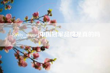 鄂尔多斯中国冠军品牌是真的吗