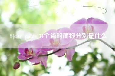 鄂尔多斯34个省的简称分别是什么