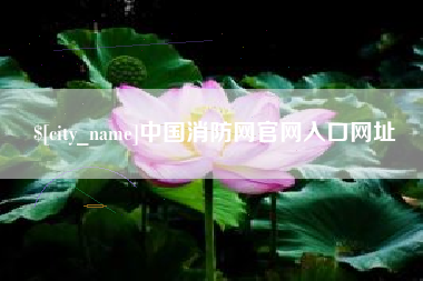 鄂尔多斯中国消防网官网入口网址