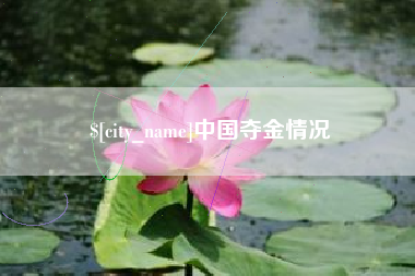 鄂尔多斯中国夺金情况