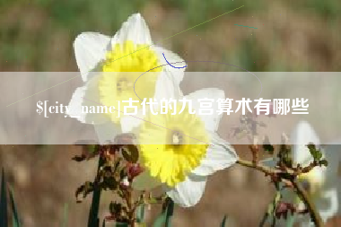 鄂尔多斯古代的九宫算术有哪些