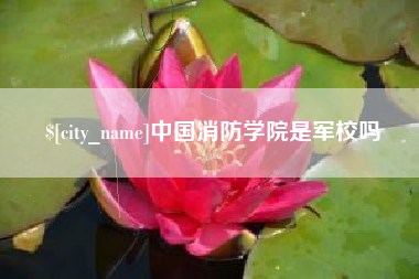 鄂尔多斯中国消防学院是军校吗