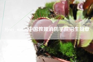 鄂尔多斯中国救援消防学院招生简章