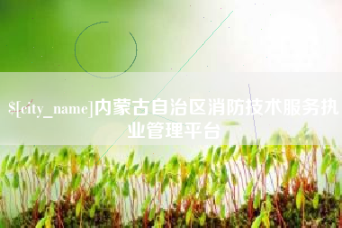 鄂尔多斯内蒙古自治区消防技术服务执业管理平台