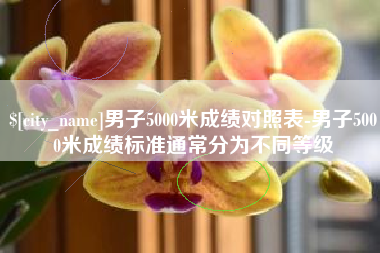 鄂尔多斯男子5000米成绩对照表-男子5000米成绩标准通常分为不同等级
