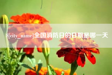 鄂尔多斯全国消防日的日期是哪一天
