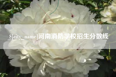 鄂尔多斯河南消防学校招生分数线