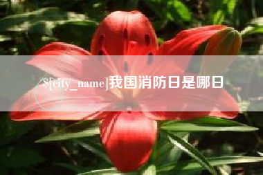 鄂尔多斯我国消防日是哪日