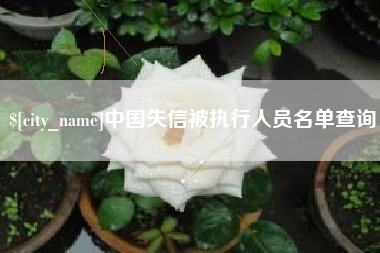 鄂尔多斯中国失信被执行人员名单查询