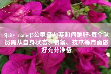 鄂尔多斯5公里接力赛如何跑好-每个队员需从自身状态、装备、技术等方面做好充分准备