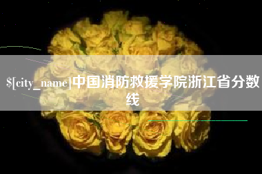 鄂尔多斯中国消防救援学院浙江省分数线
