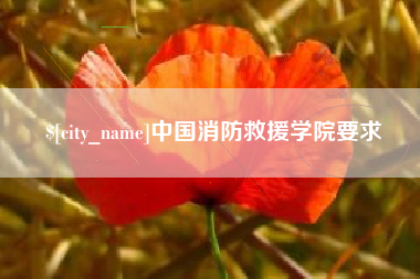 鄂尔多斯中国消防救援学院要求