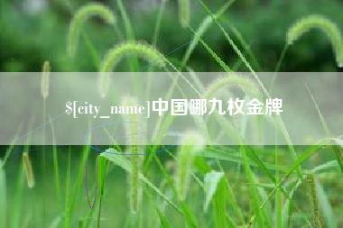 鄂尔多斯中国哪九枚金牌