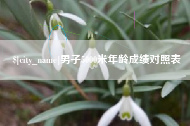 鄂尔多斯男子5000米年龄成绩对照表