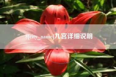 鄂尔多斯九宫详细说明