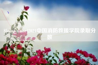 鄂尔多斯2021中国消防救援学院录取分数
