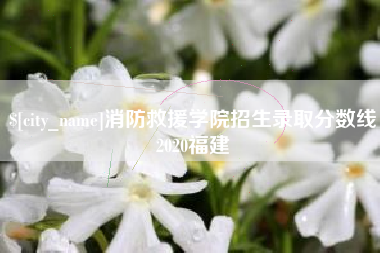 鄂尔多斯消防救援学院招生录取分数线2020福建