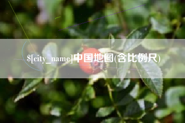 鄂尔多斯中国地图(含比例尺)