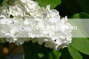 鄂尔多斯中国金牌有哪些2021