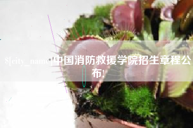 鄂尔多斯中国消防救援学院招生章程公布!
